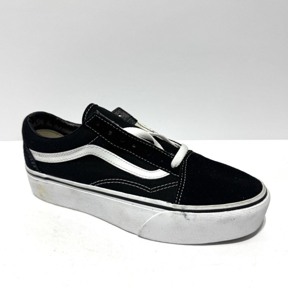 Vans Womens Old Skool Stackform Sneakers Black Size 7.5 M